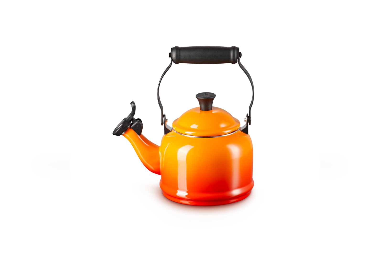 Acciaio smaltato/Manico in fenolo,Arancione,Capacità Tradition,Bollitore Le Creuset 2,1 l 