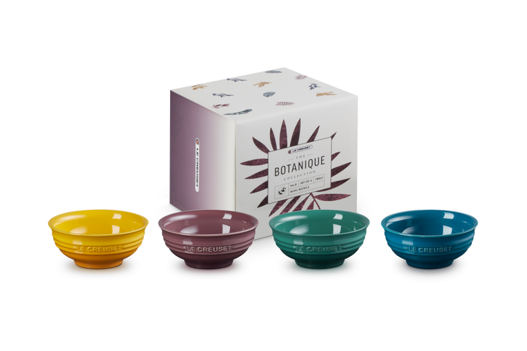 Le Creuset Le Creuset Set 4 Mini Cocotte Metallics In Gres Vetrificato 10cm Chiffon Pink Rosa Quarzo Violetto Mist Grey Le Creuset 69212108129131