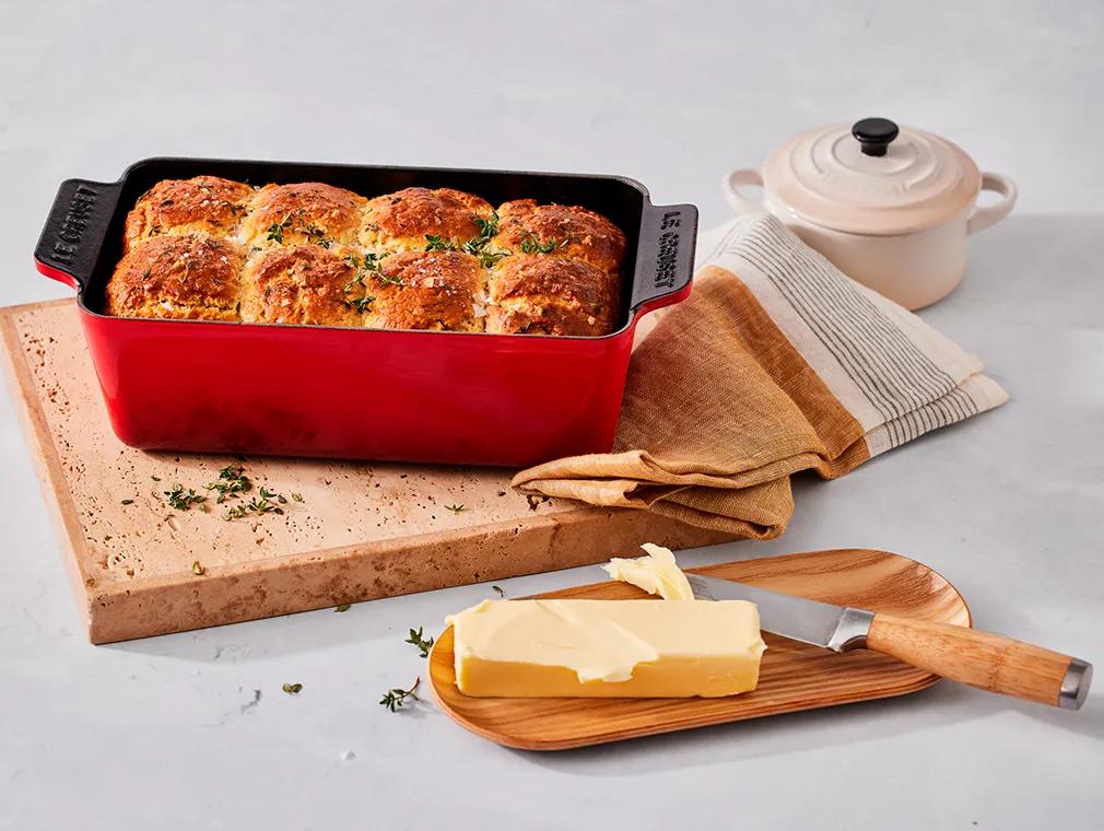 Pull apart bread al sale affumicato e timo