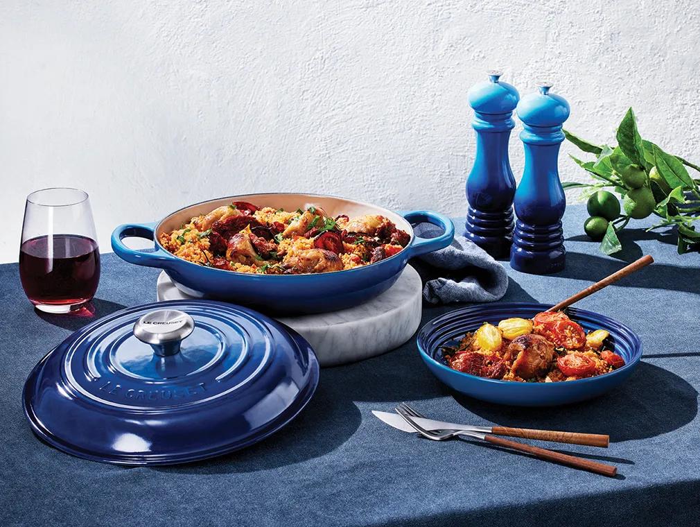 Couscous con pomodori secchi e spiedini di pollo