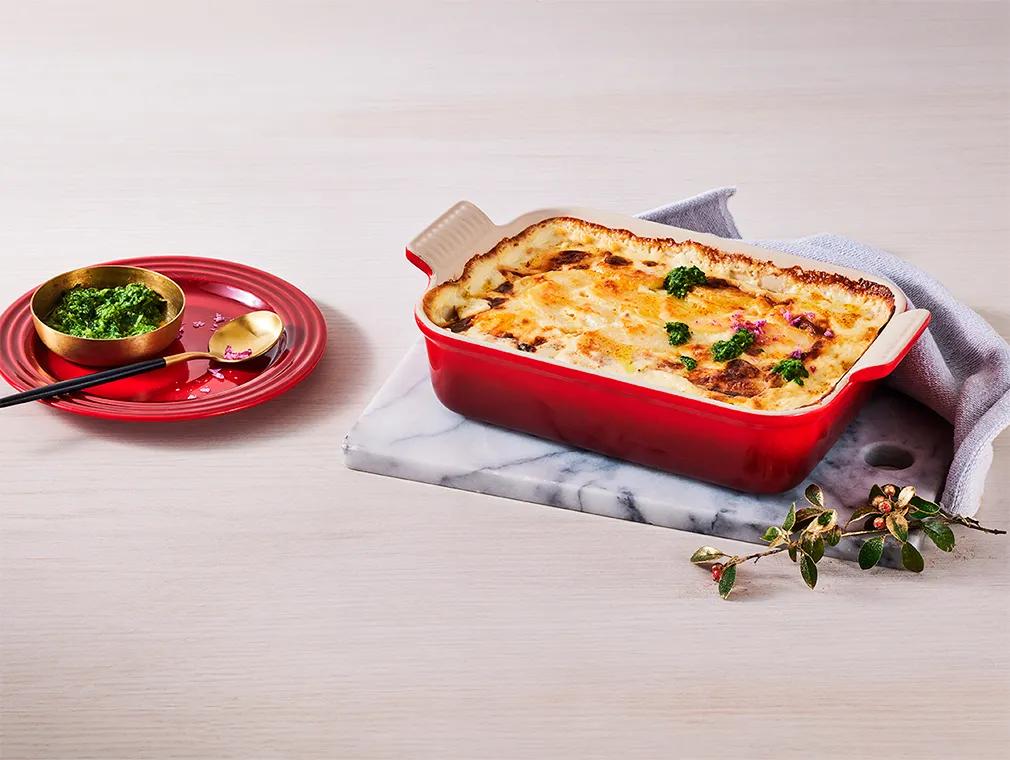 Patate al forno con crema al formaggio