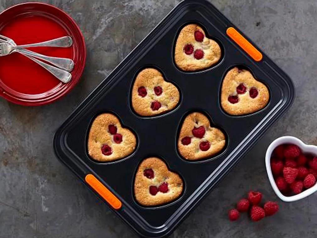 Tortini con cuore di lampone