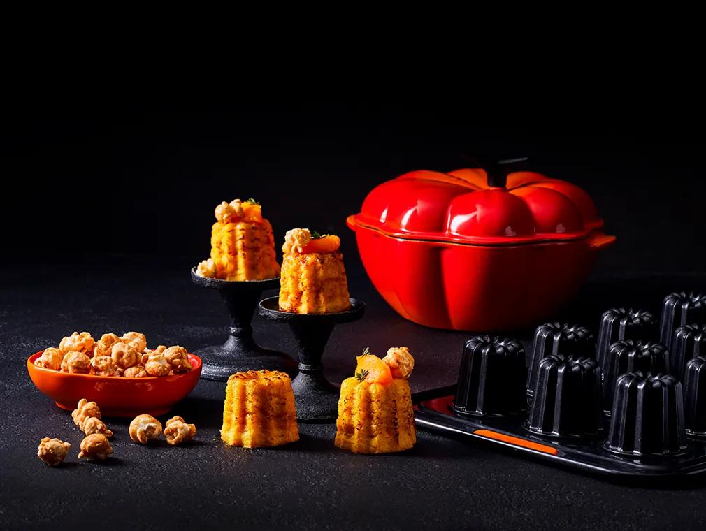 Cannelé di Halloween alla zucca