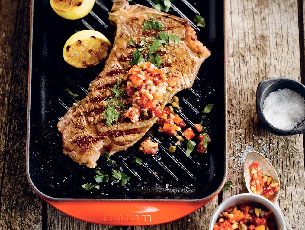 Entrecote Con Giardino Di Verdure