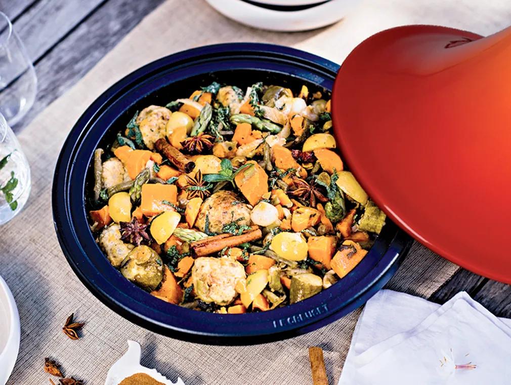 Tajine di pollo al limone
