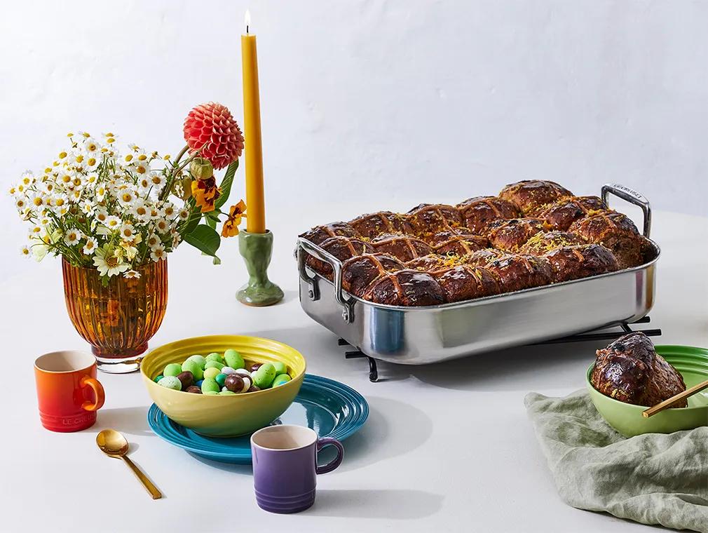 Hot Cross Bun con scorza di agrumi
